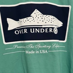 Over Under Green Long Sleeve Tee